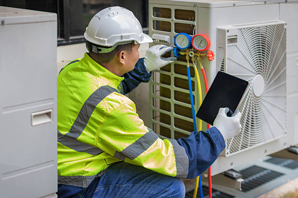 Professional Ac Installation technician working in Shelley, ID